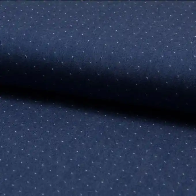 Chambray Viskose Dobby Dunkelblau Preiswert