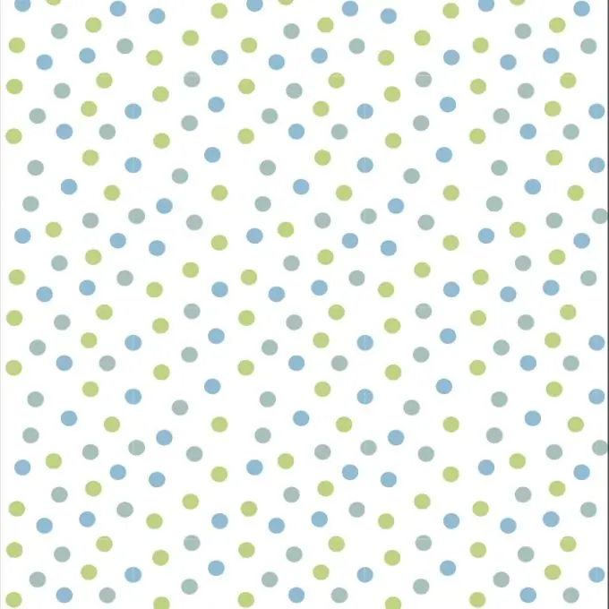 Baumwolljersey Punkte Blau/Grün Ecru Exklusiv