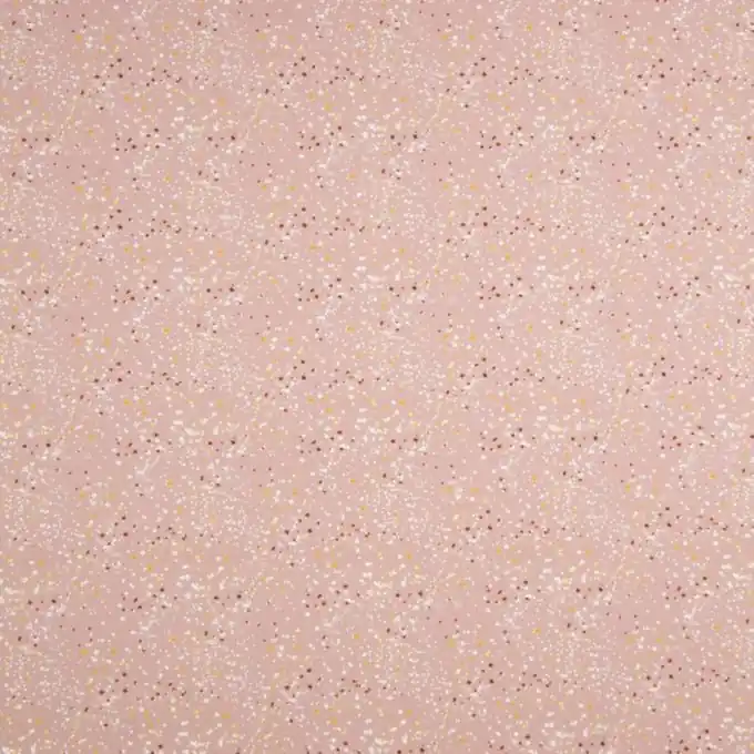 Baumwolljersey Konfetti Rosa Letzte Chance