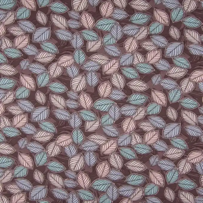 Top-Qualität Baumwolljersey Blätter Malve