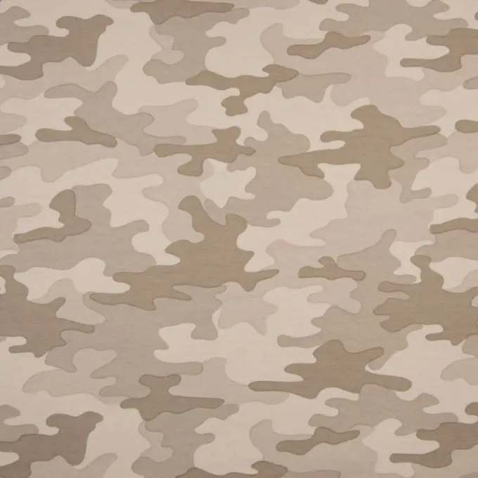 French Terry Tarnmuster Braun Nur Für Kurze Zeit