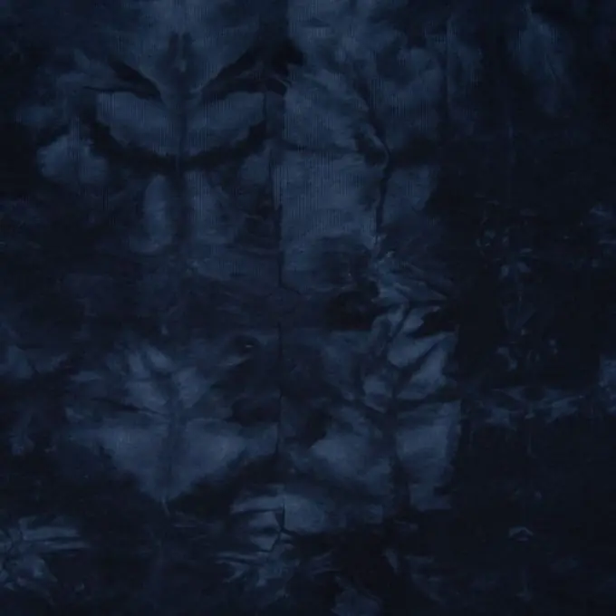 Gratis Versand French Terry Batik Marineblau