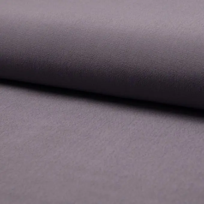 Crêpe Georgette Viskose einfarbig grau Finale Aktion