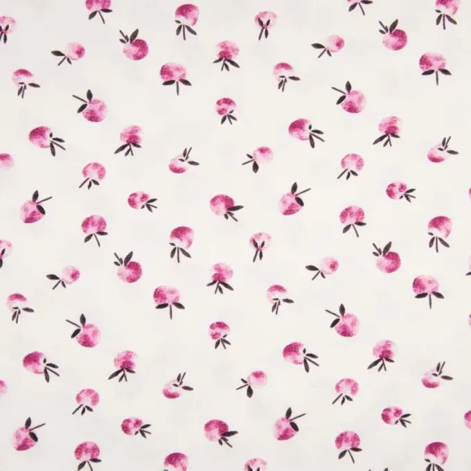 Exklusiv Jersey Bio-Baumwolle Pfirsiche Pink/Weiß