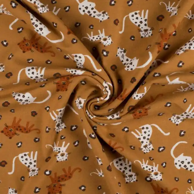 Jersey Bio Baumwolle Panther Kamel Sofort Bestellen