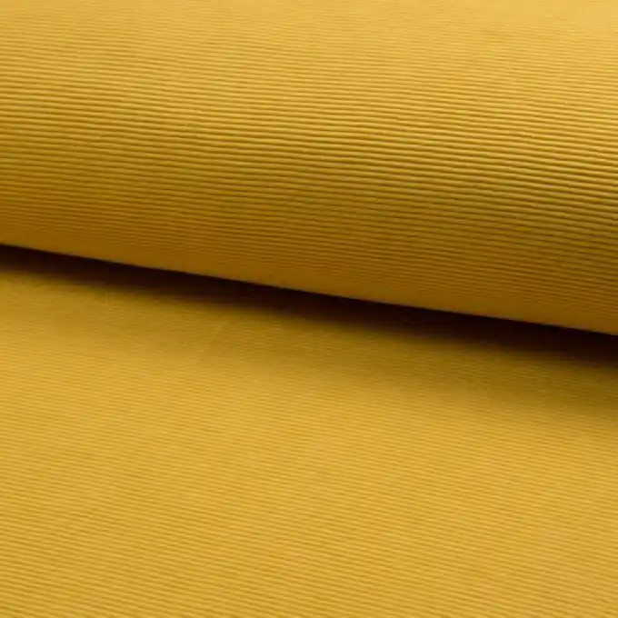 Jersey gerippt Ottoman uni Gelb Saisonangebot