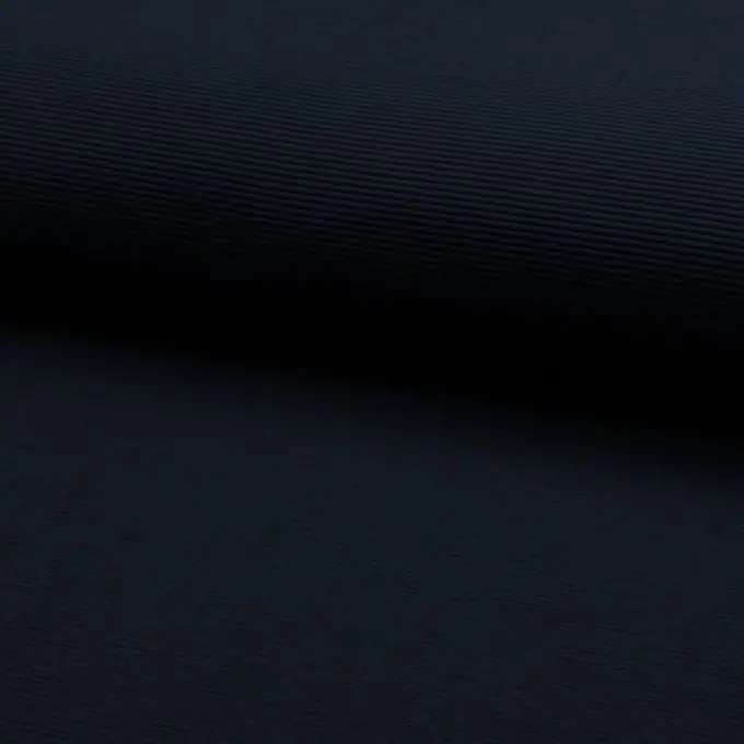 Gleich Bestellen Jersey gerippt Ottoman uni Marineblau