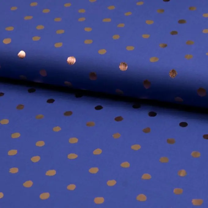 Jetzt Kaufen Popeline Viskose Punkte Lavendel