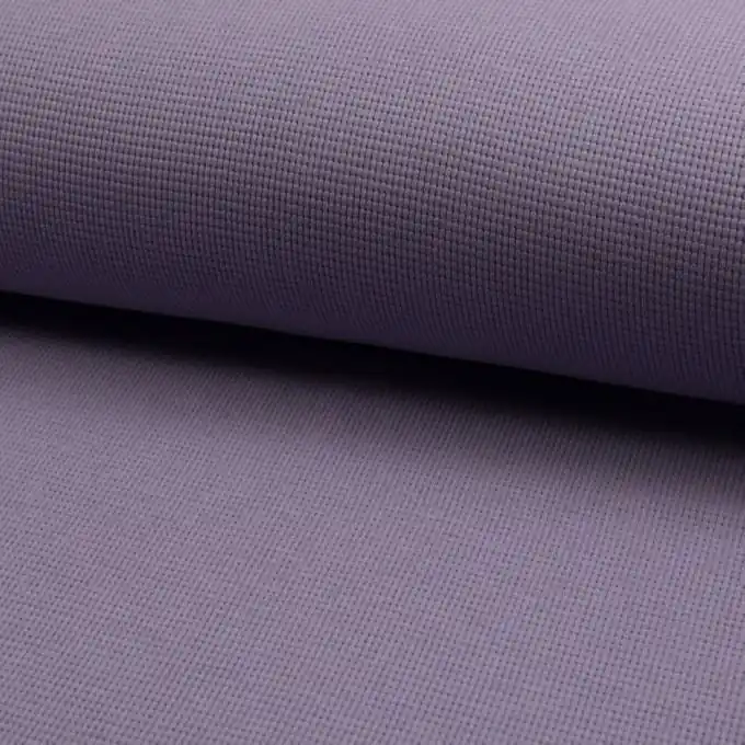 Ausverkauf Jersey Baumwolle geprägt einfarbig Flieder