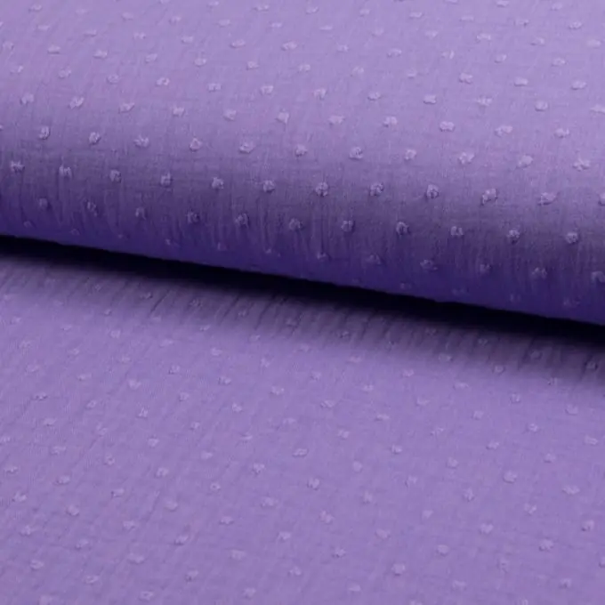 Gratis Versand Doppelte Gaze Dobby Flieder