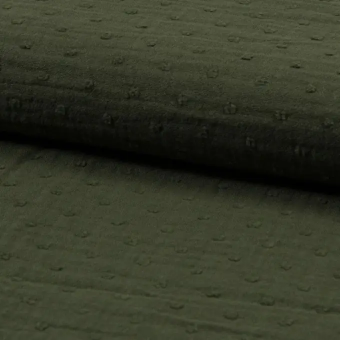 Preiswert Doppelte Gaze Dobby Khaki