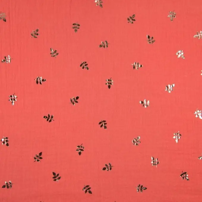 Doppelte Gaze Blätter Orange Kostenloser Rückversand