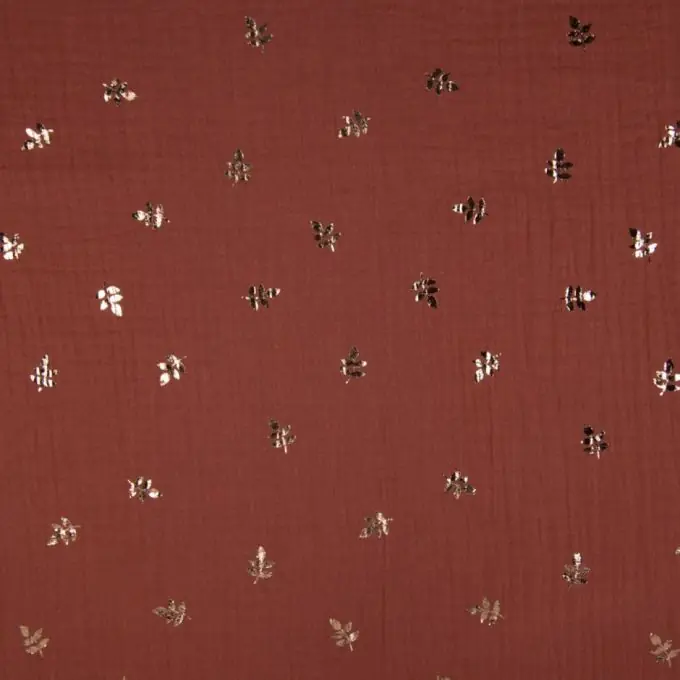 Doppelte Gaze Blätter Terrakotta Kostenloser Rückversand