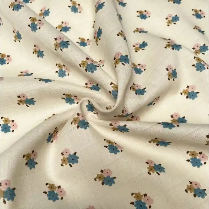 Windelstoff Blumenstrauß écru Angebot