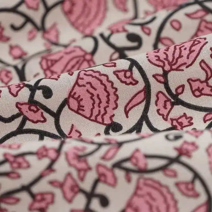 Cretonne Delhi Beige Kostenloser Rückversand