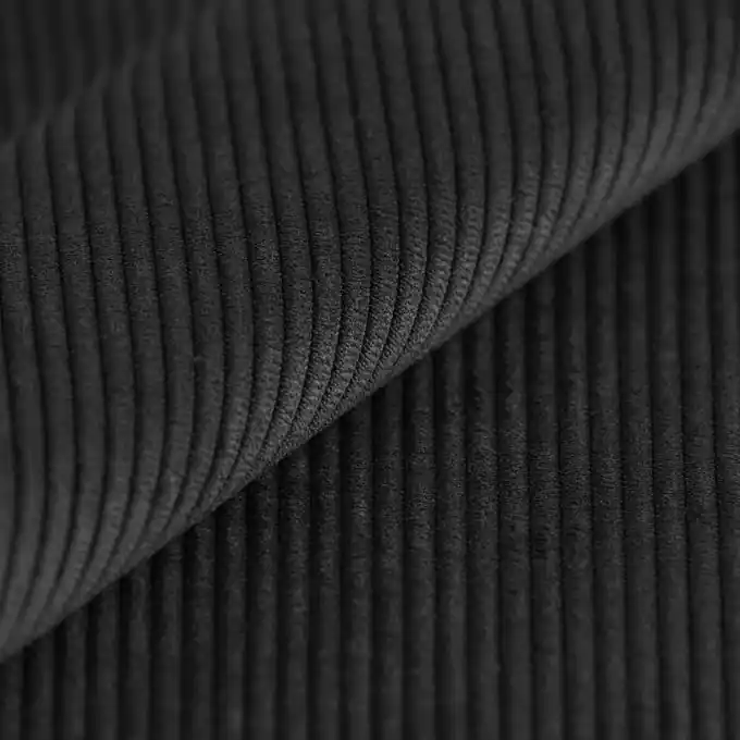 Angebot Cordstoff First Schwarz