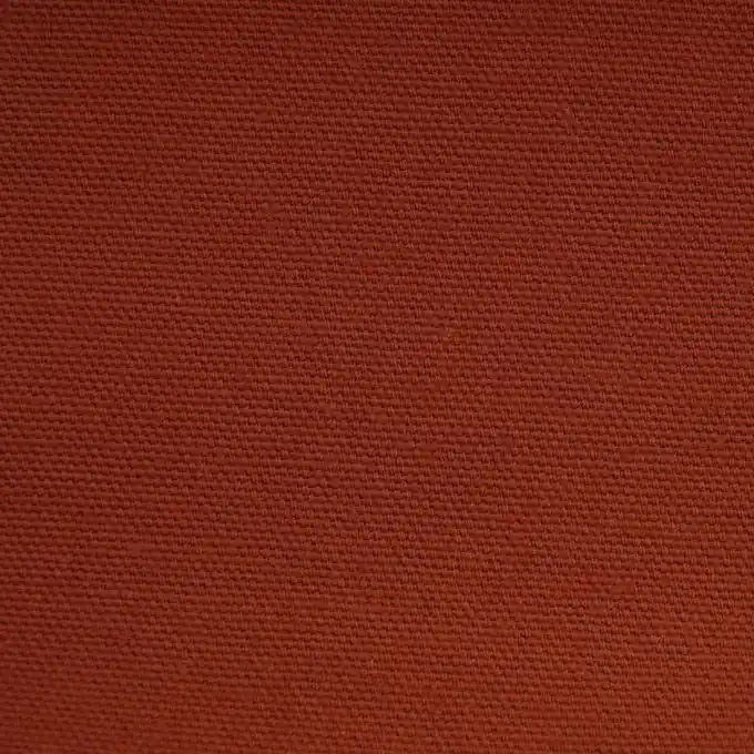 Polsterstoff Halbpanama schwer ziegelrot 280 cm Weltweiter Versand