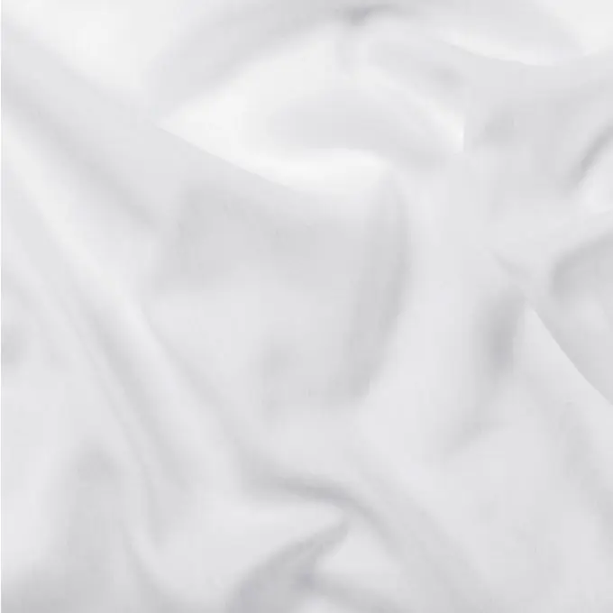 Taft Polyester/Leinen Weiß Preis Gesenkt