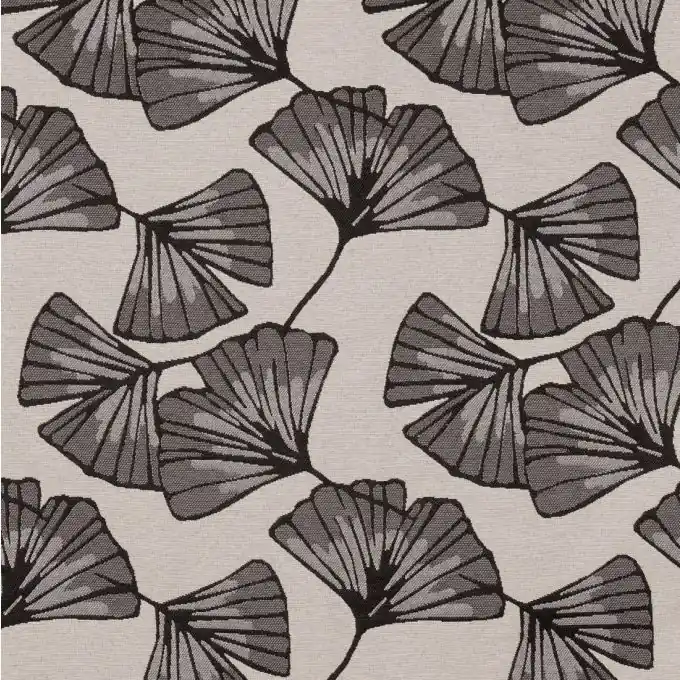 Meistverkauft Jacquard Beige Ginkgo Grau