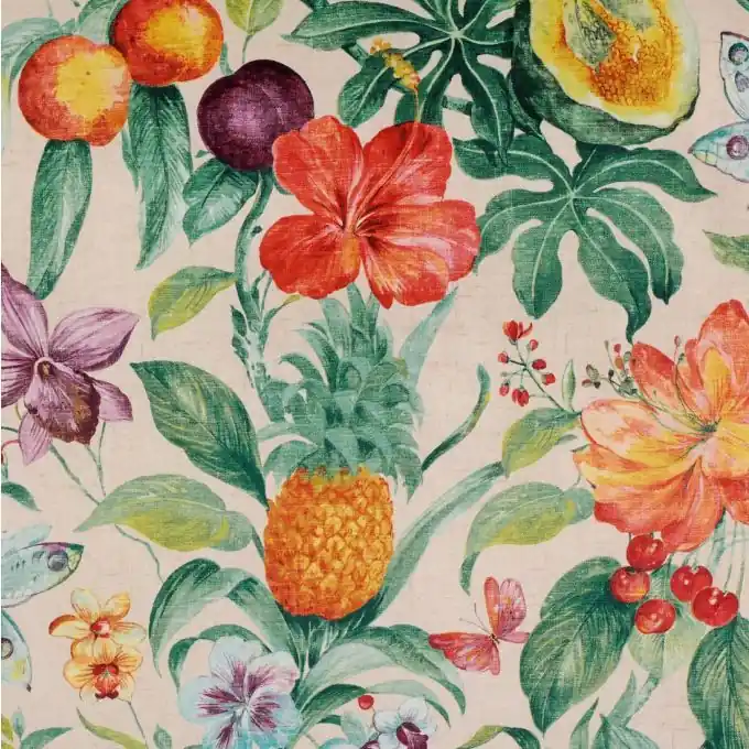 Polsterstoff Beige Ananas Versand Am Gleichen Tag