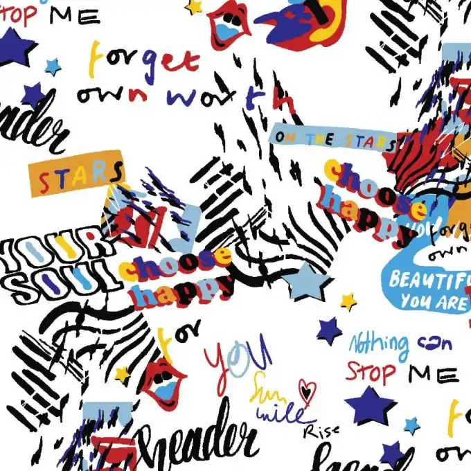 Nur Für Kurze Zeit Popeline Viskose Happy Weiß