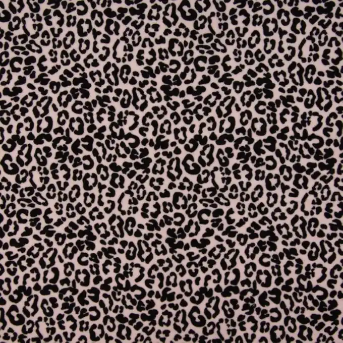 Sonderangebot Samtstoff Baumwolle Bio Leopard Altrosa
