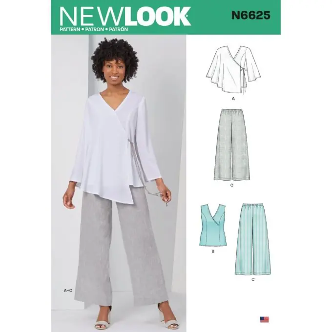 Must-Have Newlook Ensemble mit weitem Hosenbund – einfach zu nähen