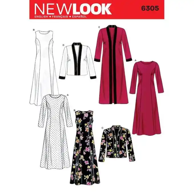 Newlook Damenkleid und Jacke in unterschiedlichen Längen Highlight