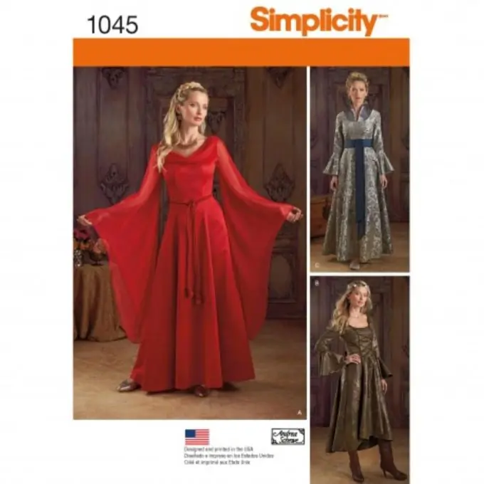 Großhandel Simplicity 1045.hh Schnittmuster Damenkleid mit Gürtel Gr. 34-42