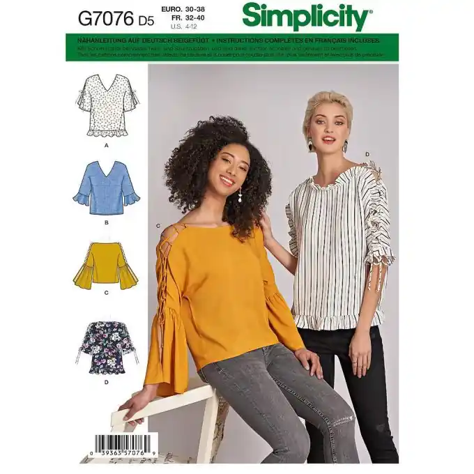 Schnittmuster Simplicity 8694.d5 – Tunika Damen Eng/Fr Angebot