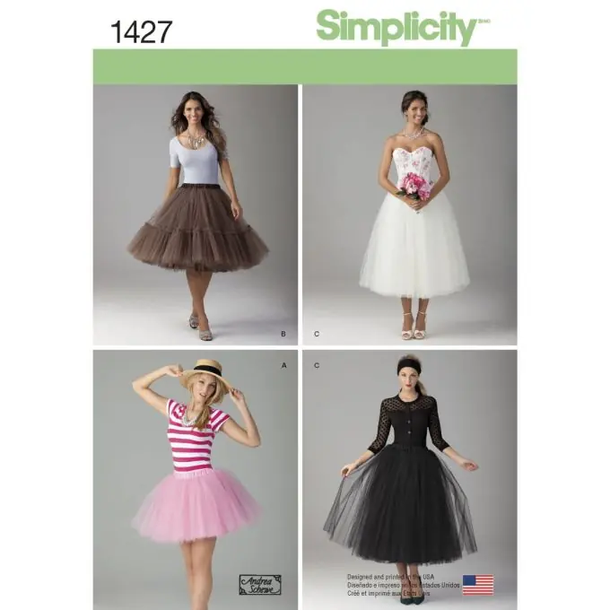 Direkt Vom Hersteller Simplicity 1427.r5 Tüllrock in 3 Längen, Gr. 42-50