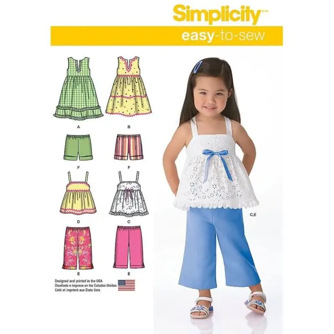 Schnittmuster Simplicity 1451.a – Kleid/Oberteil/Hose/Shorts Eng/Fr Gratis Versand
