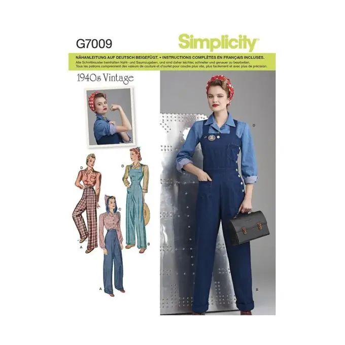 Simplicity 8447.u5 Vintage Ensemble, Größe 44-52 Preiswert