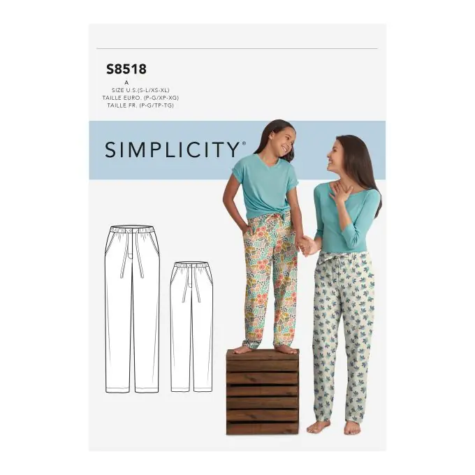 Direkt Vom Hersteller Schnittmuster Simplicity 8518.a – Hose Eng/Fr