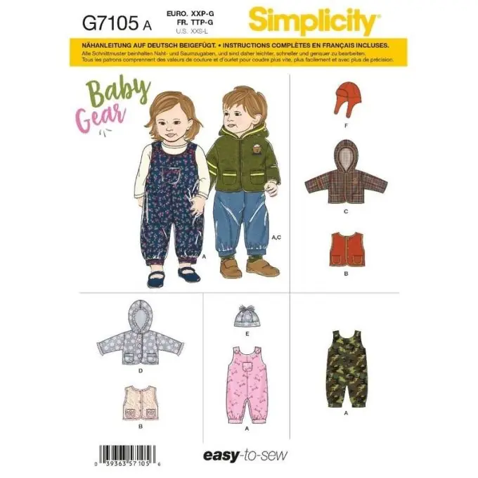 Ausverkauf Set für Babys – Nähen für Anfänger (Simplicity)
