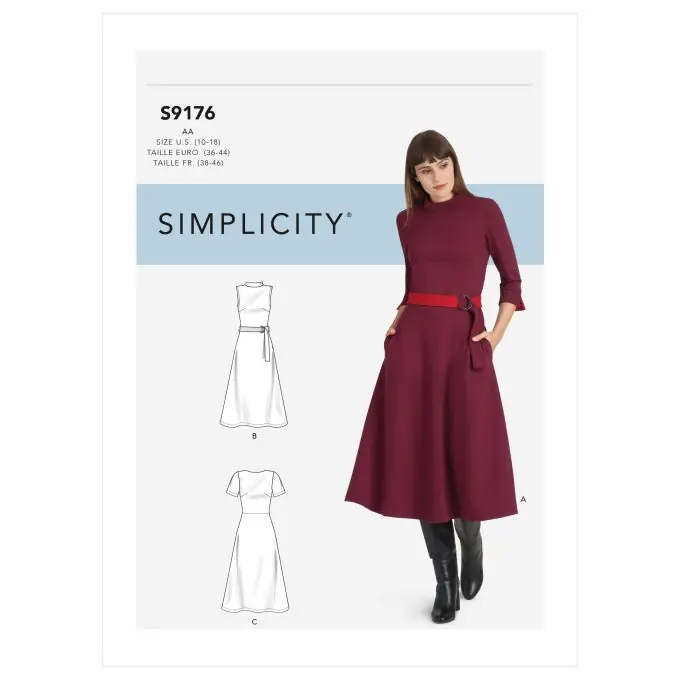 Schnittmuster Simplicity 9176.bb – Kleider Schneller Versand