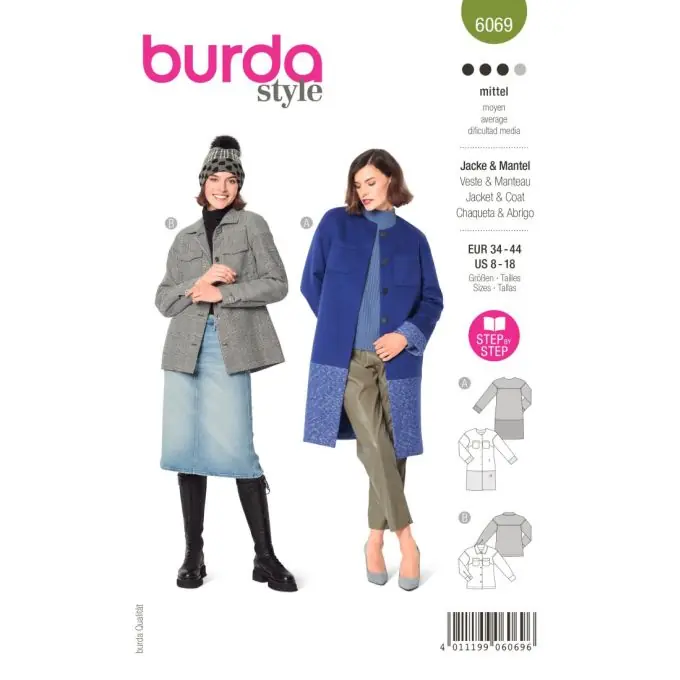 Hemdjacke mit aufgesetzten Taschen – Burda Markenprodukt