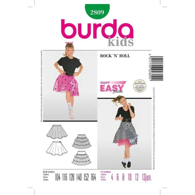 Glocken- und Tüllrock für Anfänger – Burda Letzte Chance