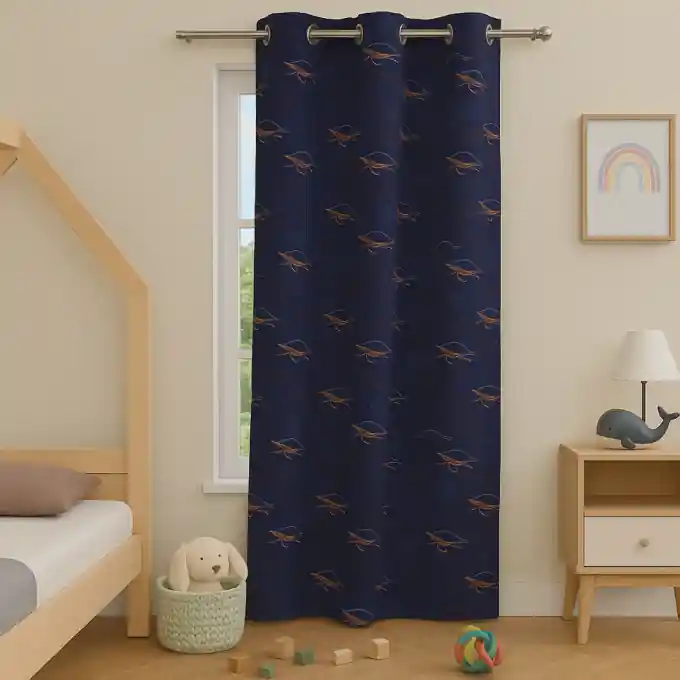Hochwertig Kinder Vorhang Meereswelt