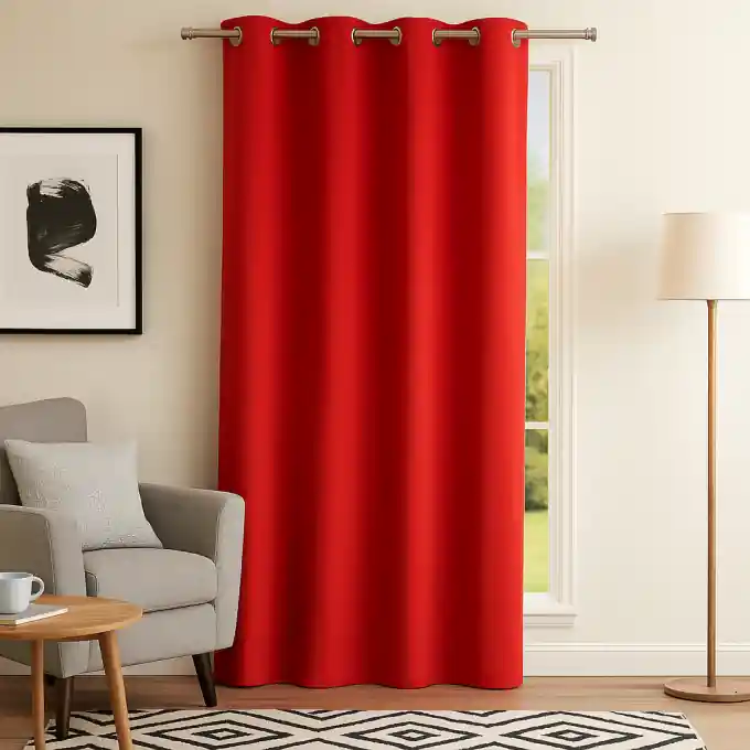 Vorhang Lilly Rot Mega-Angebot