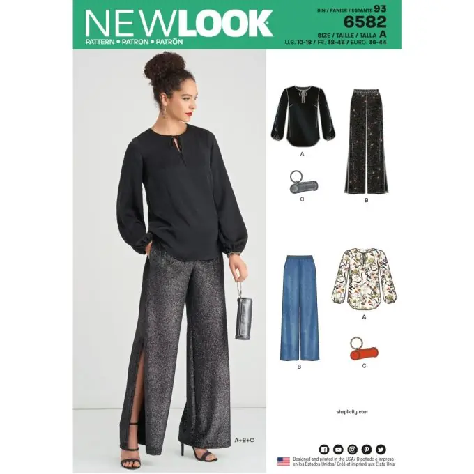 Bestseller Newlook: Ensemble mit Hose und Tunika-Oberteil
