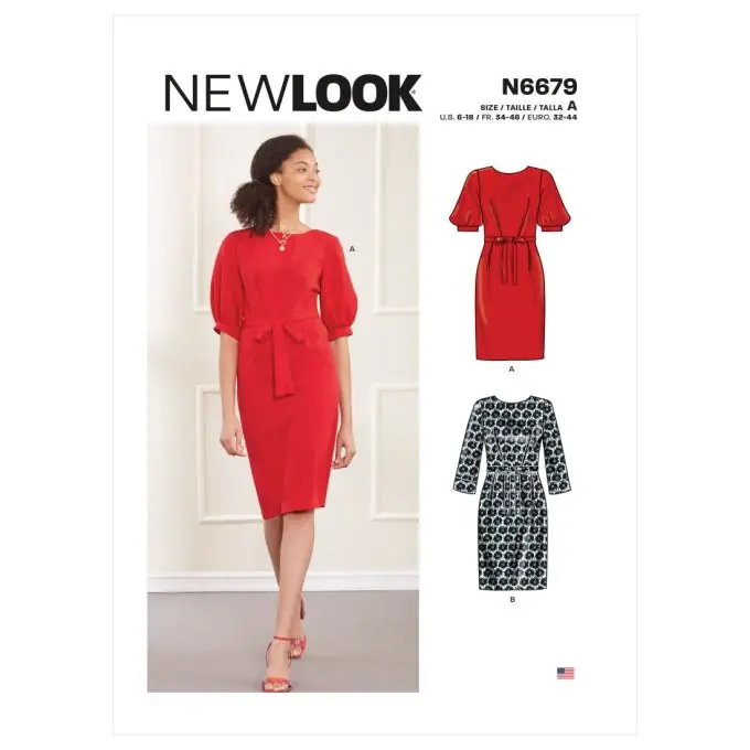 New look Schnittmuster 6679 Kleid ENG/FR/ES Highlight