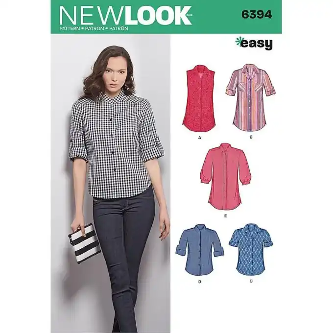 Premium Newlook Bluse für Anfänger in verschiedenen Größen