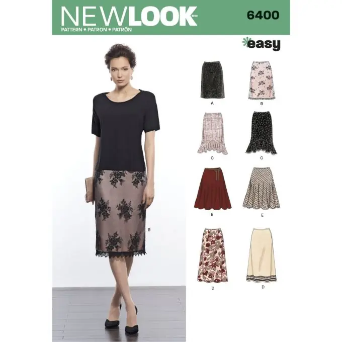 New Look 6400 Damenrock Schnittmuster Exklusiv