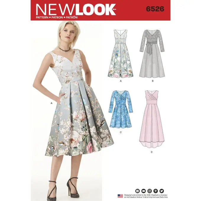 Kostenloser Rückversand Newlook Kleid mit Wickel-Effekt und Gürtel