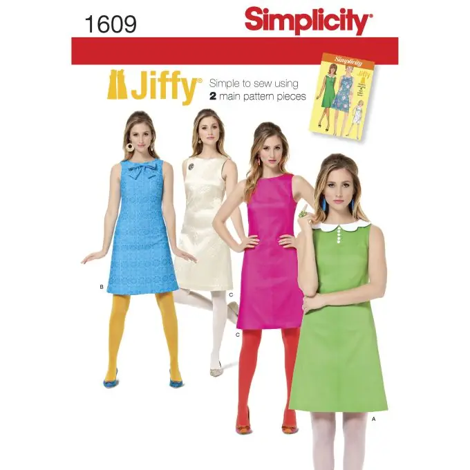 Must-Have Schnittmuster Simplicity 1609.h5 – Kleid Eng/Fr
