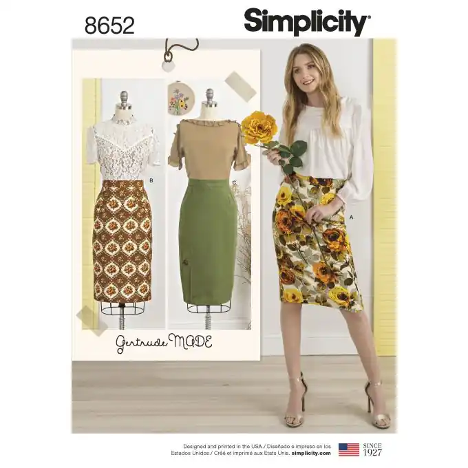 Schnittmuster Simplicity 8652.u5 – Bleistiftrock Saisonangebot