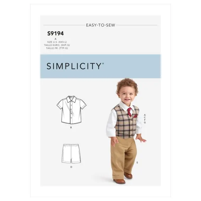 Nur Heute Schnittmuster Simplicity 9194.a – Schickes Outfit Kleinkind