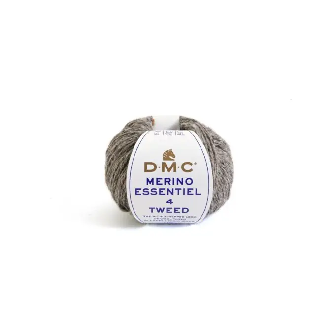 DMC Merino Tweed Strickgarn hellgrau Heute Kaufen