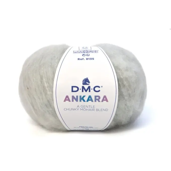 Strickgarn DMC Ankara grau Geld-Zurück-Garantie
